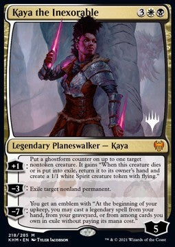 Kaya the Inexorable (V.2)⁣ - Kaldheim: Promos⁣ (Mythic)⁣ [218]