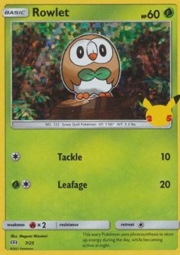 Rowlet⁣ - McDonald's Collection 25th Anniversary⁣ (Promo)⁣ [7]