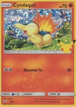Cyndaquil⁣ - McDonald's Collection 25th Anniversary⁣ (Promo)⁣ [10]