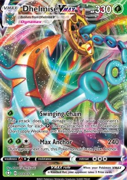 Dhelmise VMAX⁣ - Shining Fates⁣ (Ultra Rare)⁣ [10]