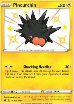 Pincurchin⁣ - Shining Fates⁣ (Secret Rare)⁣ [SV43]