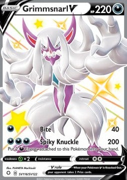 Grimmsnarl V⁣ - Shining Fates⁣ (Secret Rare)⁣ [SV116]