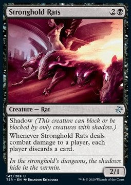 Stronghold Rats⁣ - Time Spiral Remastered⁣ (Uncommon)⁣ [142]