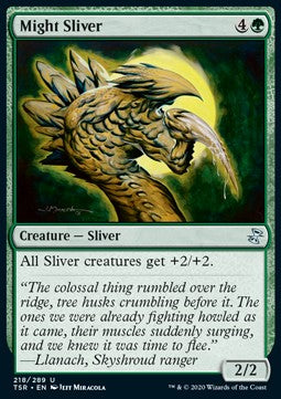 Might Sliver⁣ - Time Spiral Remastered⁣ (Uncommon)⁣ [218]