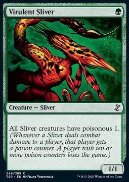 Virulent Sliver⁣ - Time Spiral Remastered⁣ (Common)⁣ [246]