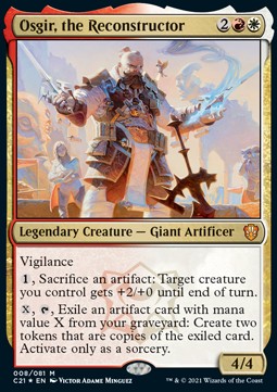 Osgir, the Reconstructor⁣ - Commander: Strixhaven⁣ (Mythic)⁣ [8]