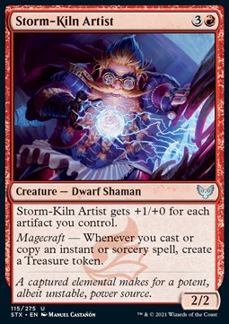 Storm-Kiln Artist⁣ - Strixhaven: School of Mages⁣ (Uncommon)⁣ [115]