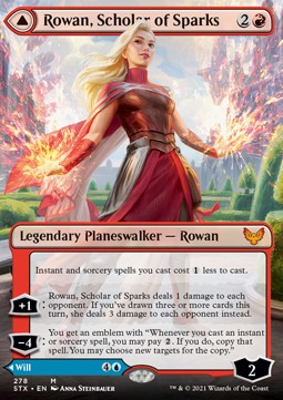 Rowan, Scholar of Sparks // Will, Scholar of Frost⁣ - Strixhaven: School of Mages: Extras⁣ (Mythic)⁣ [278]
