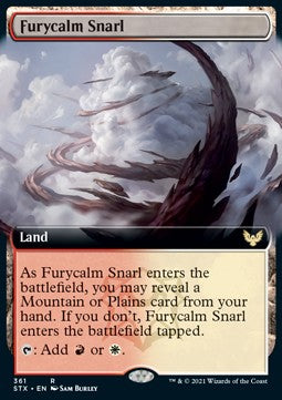 Furycalm Snarl⁣ - Strixhaven: School of Mages: Extras⁣ (Rare)⁣ [361]