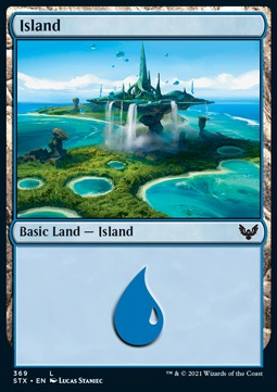 Island (V.2)⁣ - Strixhaven: School of Mages: Extras⁣ (Land)⁣ [369]