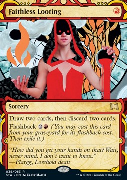Faithless Looting (V.1)⁣ - Mystical Archive⁣ (Rare)⁣ [38]