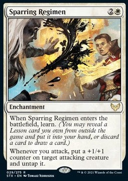 Sparring Regimen⁣ - Strixhaven: School of Mages⁣ (Rare)⁣ [29]