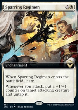 Sparring Regimen⁣ - Strixhaven: School of Mages: Extras⁣ (Rare)⁣ [293]