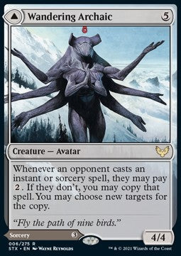 Wandering Archaic // Explore the Vastlands⁣ - Strixhaven: School of Mages⁣ (Rare)⁣ [6]