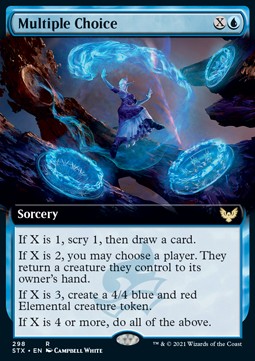 Multiple Choice⁣ - Strixhaven: School of Mages: Extras⁣ (Rare)⁣ [298]