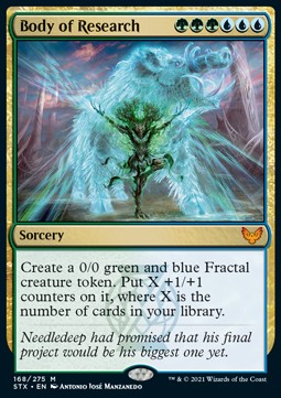 Body of Research⁣ - Strixhaven: School of Mages⁣ (Mythic)⁣ [168]