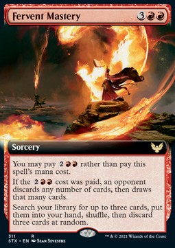 Fervent Mastery⁣ - Strixhaven: School of Mages: Extras⁣ (Rare)⁣ [311]