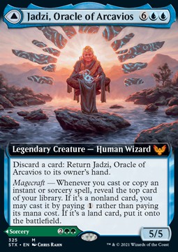 Jadzi, Oracle of Arcavios // Journey to the Oracle⁣ - Strixhaven: School of Mages: Extras⁣ (Mythic)⁣ [325]
