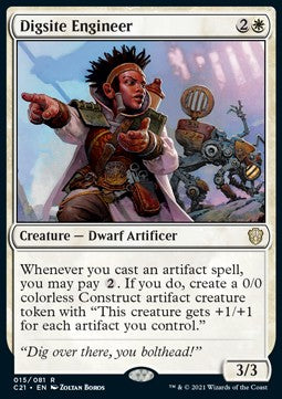 Digsite Engineer⁣ - Commander: Strixhaven⁣ (Rare)⁣ [15]