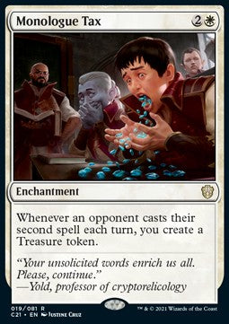 Monologue Tax⁣ - Commander: Strixhaven⁣ (Rare)⁣ [19]
