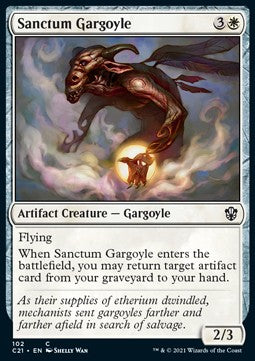 Sanctum Gargoyle⁣ - Commander: Strixhaven⁣ (Common)⁣ [102]