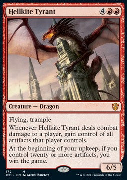 Hellkite Tyrant⁣ - Commander: Strixhaven⁣ (Mythic)⁣ [172]