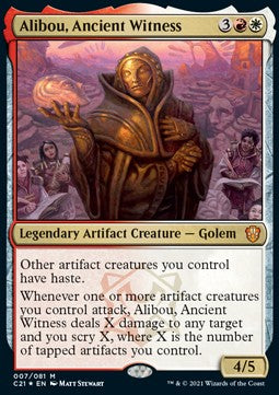 Alibou, Ancient Witness⁣ - Commander: Strixhaven⁣ (Mythic)⁣ [7]