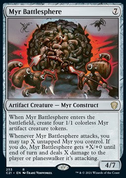 Myr Battlesphere⁣ - Commander: Strixhaven⁣ (Rare)⁣ [253]