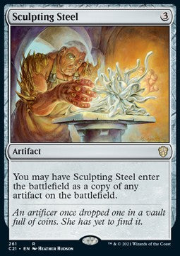 Sculpting Steel - Commander: Strixhaven (Rare) [C21-261]