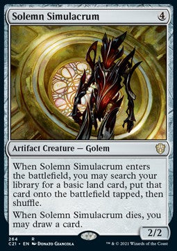Solemn Simulacrum⁣ - Commander: Strixhaven⁣ (Rare)⁣ [264]