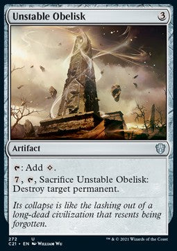 Unstable Obelisk - Commander: Strixhaven (Uncommon) [C21-272]