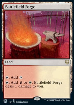 Battlefield Forge - Commander: Strixhaven (Rare) [C21-278]