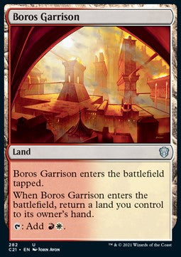 Boros Garrison⁣ - Commander: Strixhaven⁣ (Uncommon)⁣ [282]