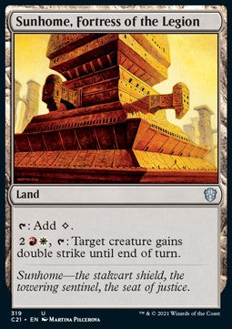 Sunhome, Fortress of the Legion⁣ - Commander: Strixhaven⁣ (Uncommon)⁣ [319]