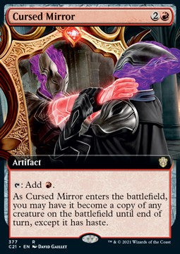 Cursed Mirror⁣ - Commander: Strixhaven: Extras⁣ (Rare)⁣ [377]