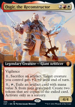 Osgir, the Reconstructor (V.1)⁣ - Commander: Strixhaven: Extras⁣ (Mythic)⁣ [335]