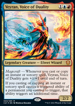 Veyran, Voice of Duality⁣ - Commander: Strixhaven⁣ (Mythic)⁣ [3]