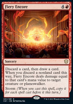 Fiery Encore⁣ - Commander: Strixhaven⁣ (Rare)⁣ [51]