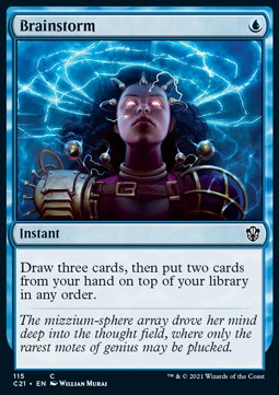 Brainstorm⁣ - Commander: Strixhaven⁣ (Common)⁣ [115]
