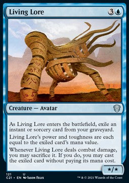 Living Lore⁣ - Commander: Strixhaven⁣ (Uncommon)⁣ [121]