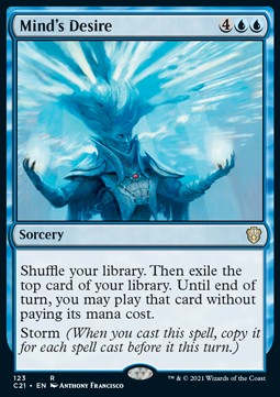 Mind's Desire⁣ - Commander: Strixhaven⁣ (Rare)⁣ [123]