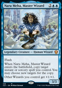 Naru Meha, Master Wizard⁣ - Commander: Strixhaven⁣ (Mythic)⁣ [124]