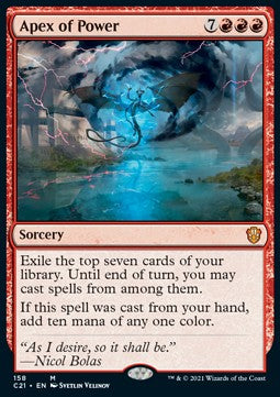 Apex of Power⁣ - Commander: Strixhaven⁣ (Mythic)⁣ [158]