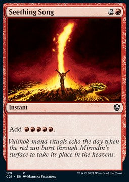 Seething Song⁣ - Commander: Strixhaven⁣ (Common)⁣ [179]