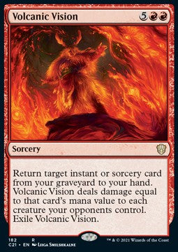 Volcanic Vision⁣ - Commander: Strixhaven⁣ (Rare)⁣ [182]