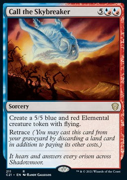 Call the Skybreaker⁣ - Commander: Strixhaven⁣ (Rare)⁣ [211]