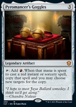 Pyromancer's Goggles⁣ - Commander: Strixhaven⁣ (Mythic)⁣ [259]