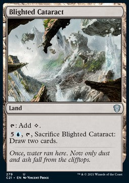 Blighted Cataract⁣ - Commander: Strixhaven⁣ (Uncommon)⁣ [279]