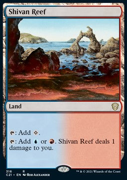 Shivan Reef⁣ - Commander: Strixhaven⁣ (Rare)⁣ [316]