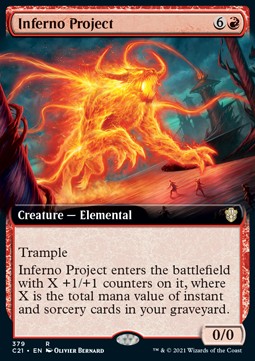 Inferno Project⁣ - Commander: Strixhaven: Extras⁣ (Rare)⁣ [379]